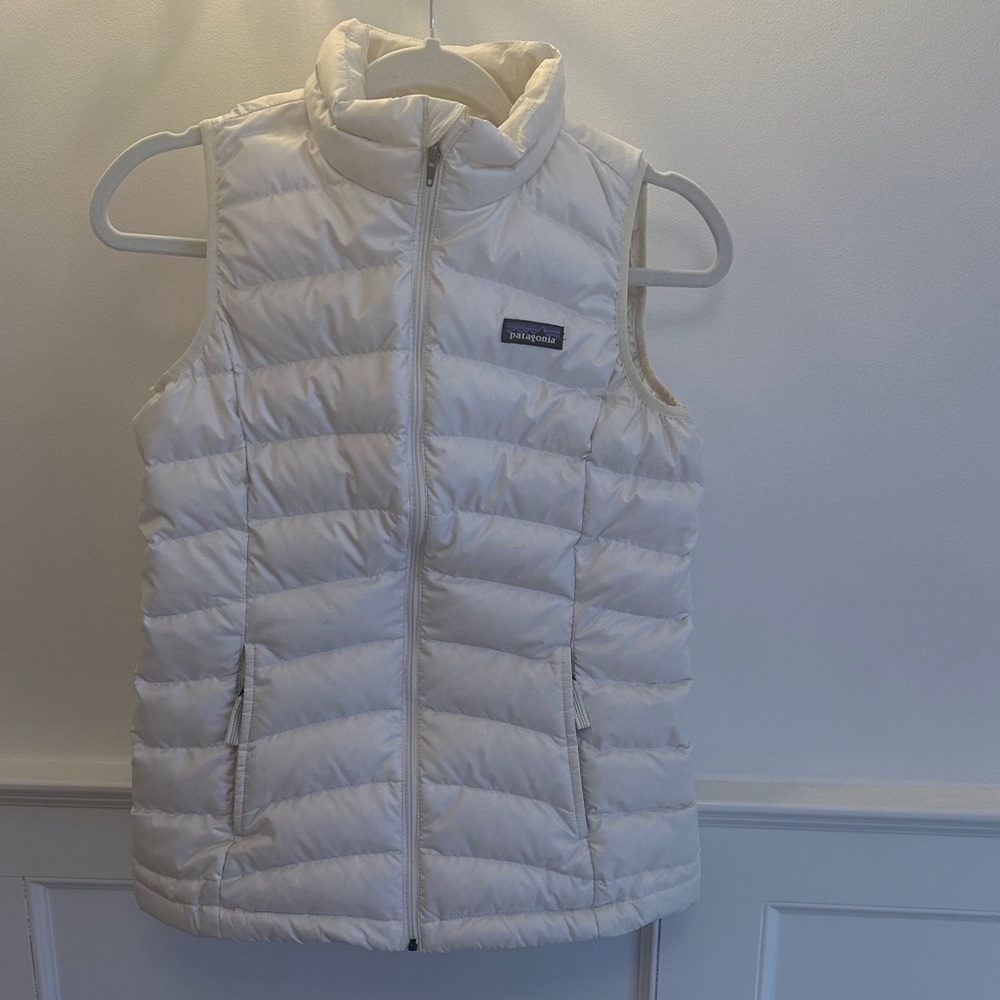 Patagonia Kids Puffer Vest - Cream
